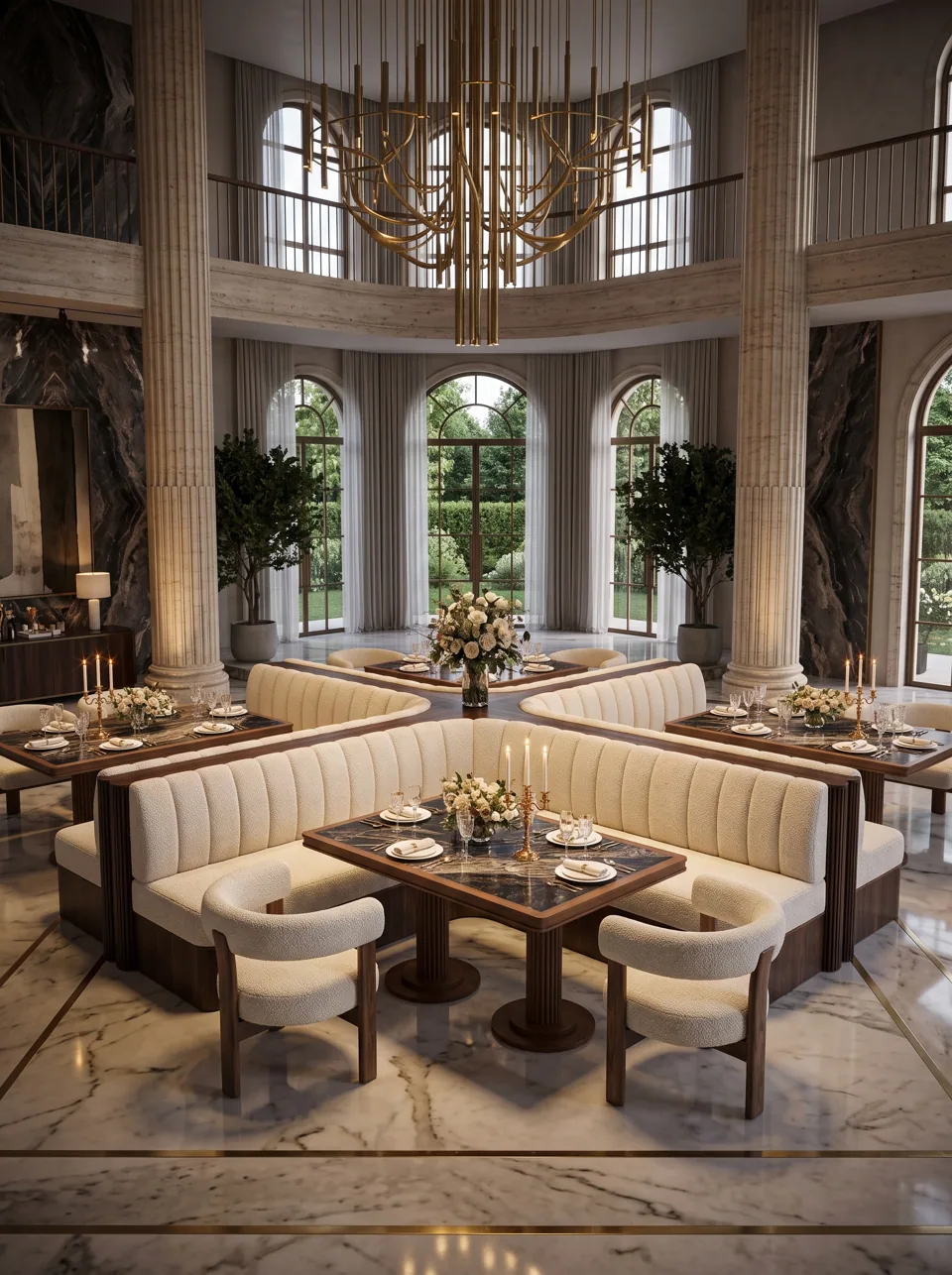 Lobby, restaurant and bar, one package