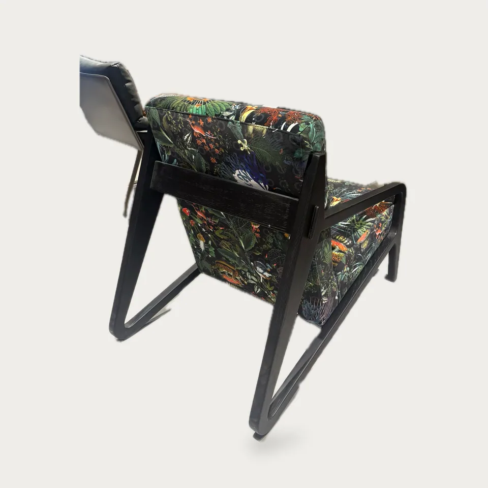 Nocturne Jungle Print Lounge Chair view 2