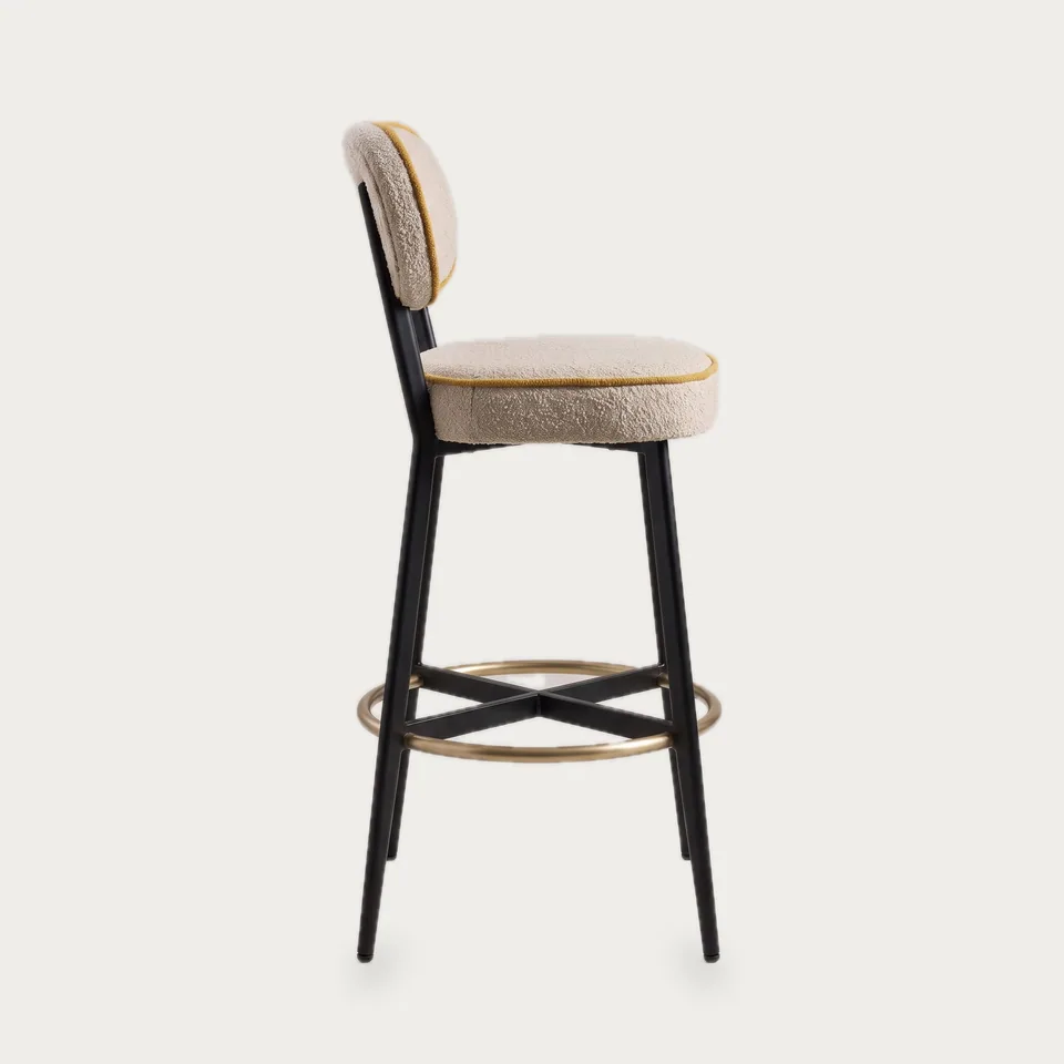 Piped Bar Stool view 3