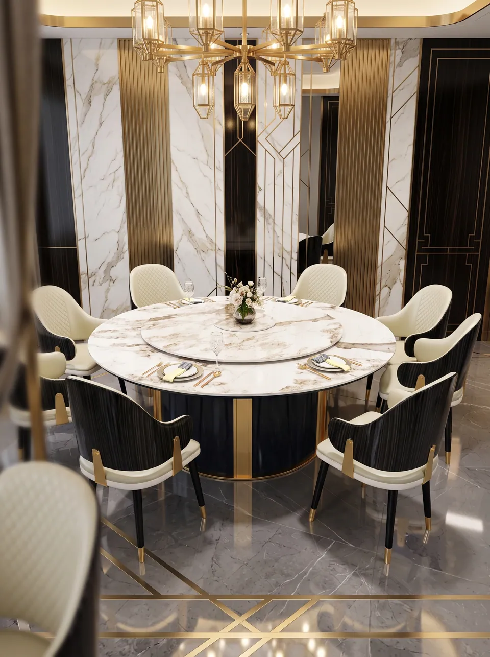 Private Dining Round Table
